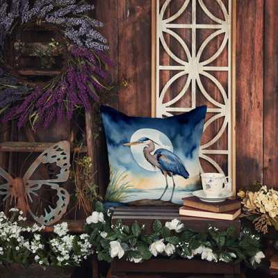Coussin Blue Heron