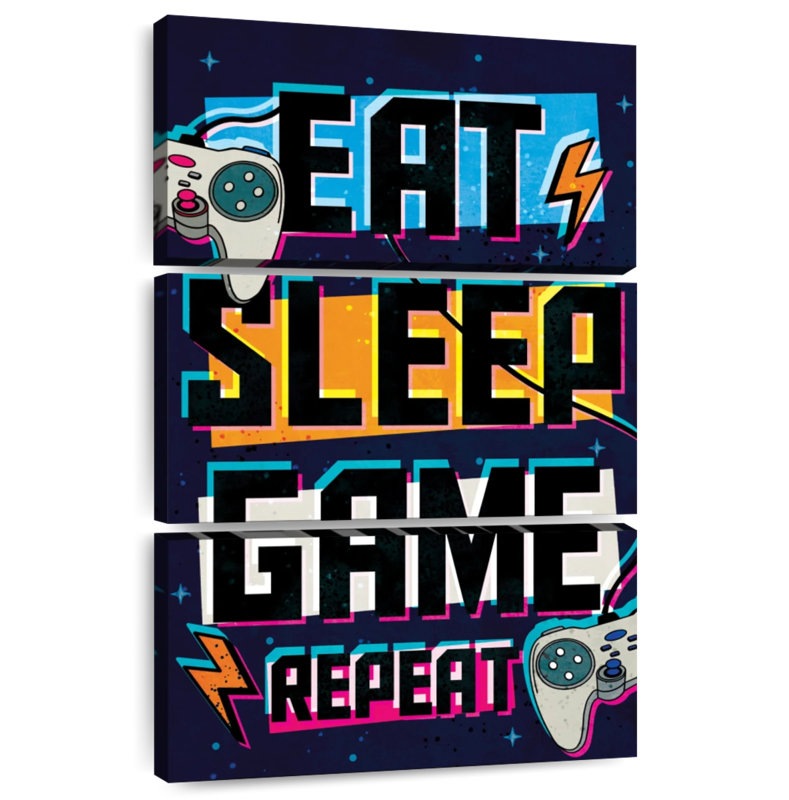 Keiraleigh Eat Sleep Game Poster