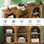 Table d'appoint rustique, table d'entrée pratique, console-68447674
