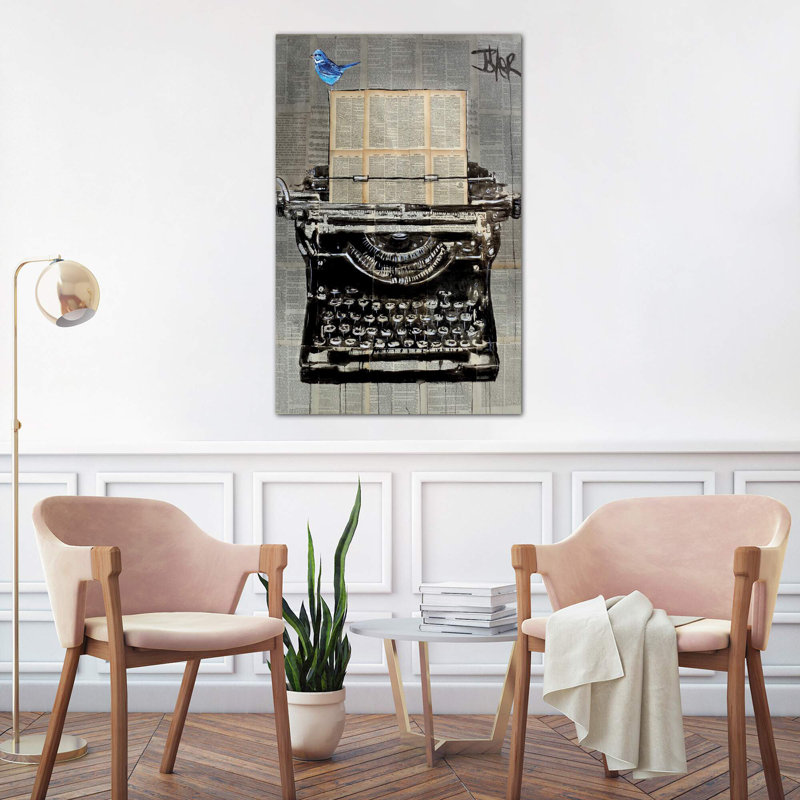 The Writer by Loui Jover - Wrapped Canvas Print, 66.04 cm H x 45.72 cm W x 1.91 cm D