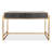 Shagreen Metal Base Writing Desk