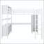Lit mezzanine en métal avec garde-robe, bureau en L et cubes de rangement-128515250-128515253