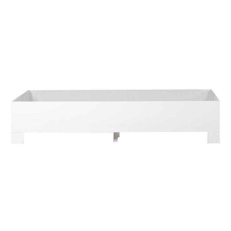 16" Bed Frame, Queen, White