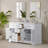 Luken 54" Double Vanity - White