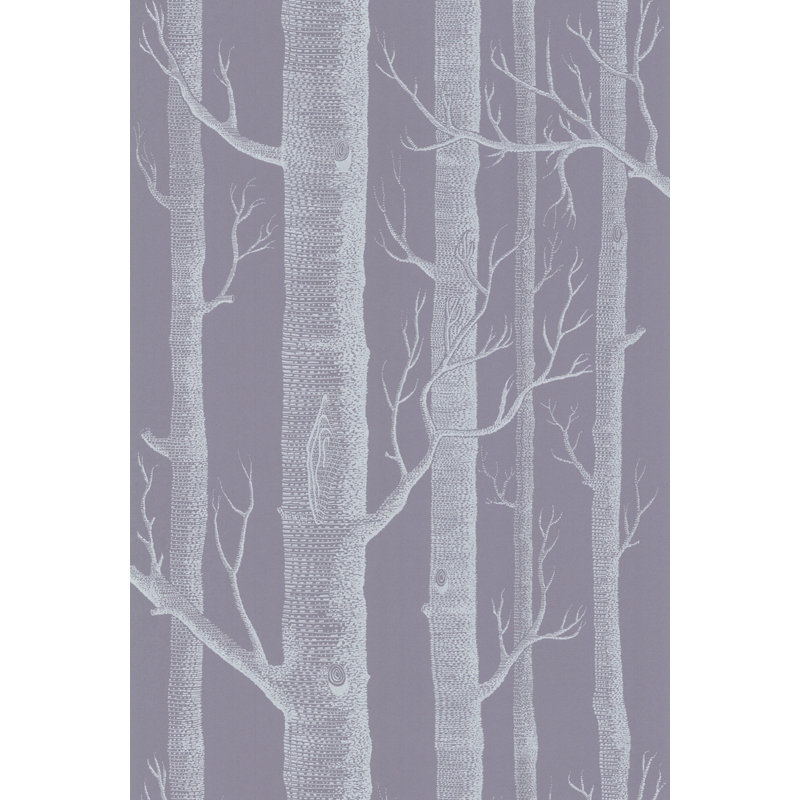New Contemporary II Abstract Wallpaper Roll, Ivory/Lilac