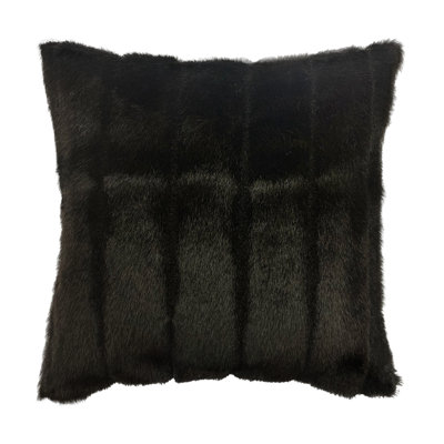 Square Faux Fur Pillow Cover & Insert