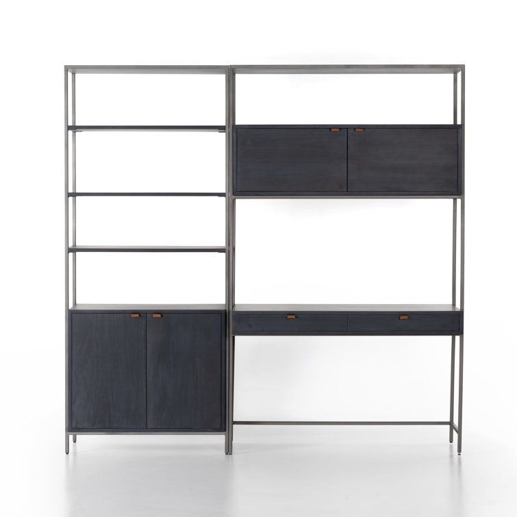 Trey Modular Bookcase Wall Desk