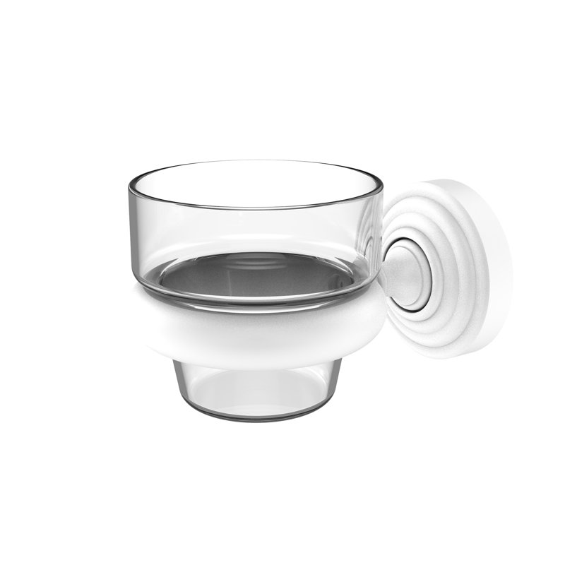 Beresford 4'' H Brass Wall, Matte White