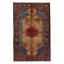 Hand-Knotted High-Quality Red and Blue Area Rug