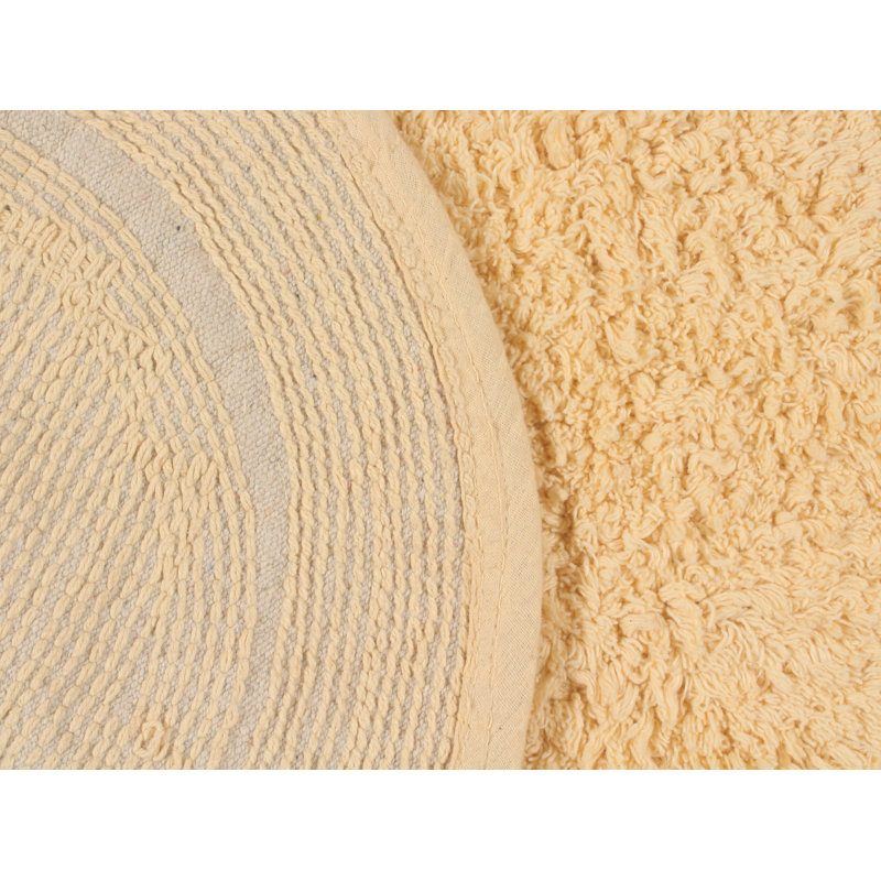 Tapis pour salle de bain Gadbois, Beurre