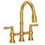 Jacobean Pull Down Kitchen Bridge Faucet-1232063105-1231961785