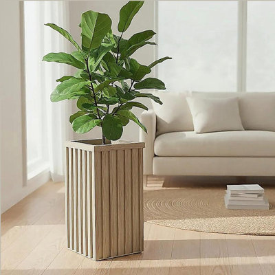 Square Grove Column Planter