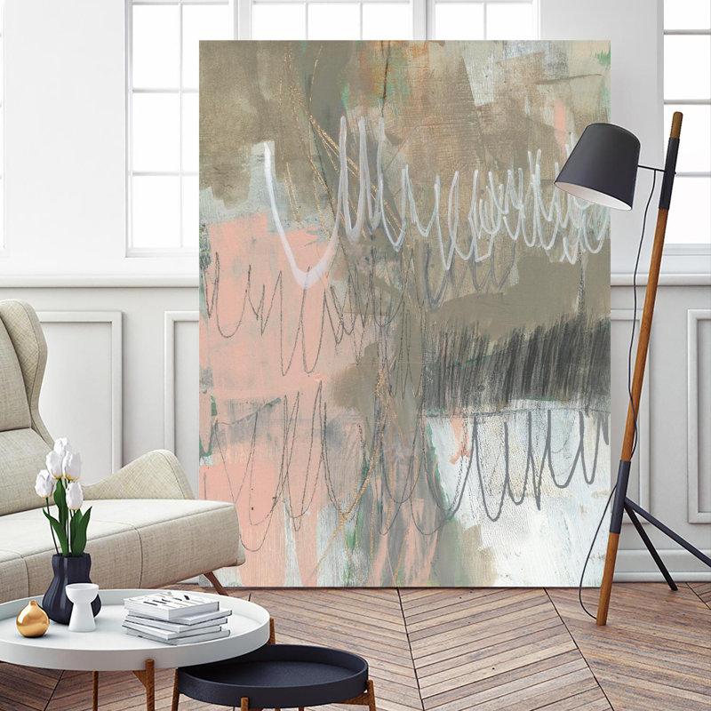 «Twomblement Script Ii», reproduction d'art sur toile géante 72 po x 54 po