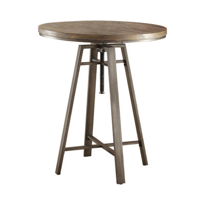 Atilia Round Metal Base Dining Table