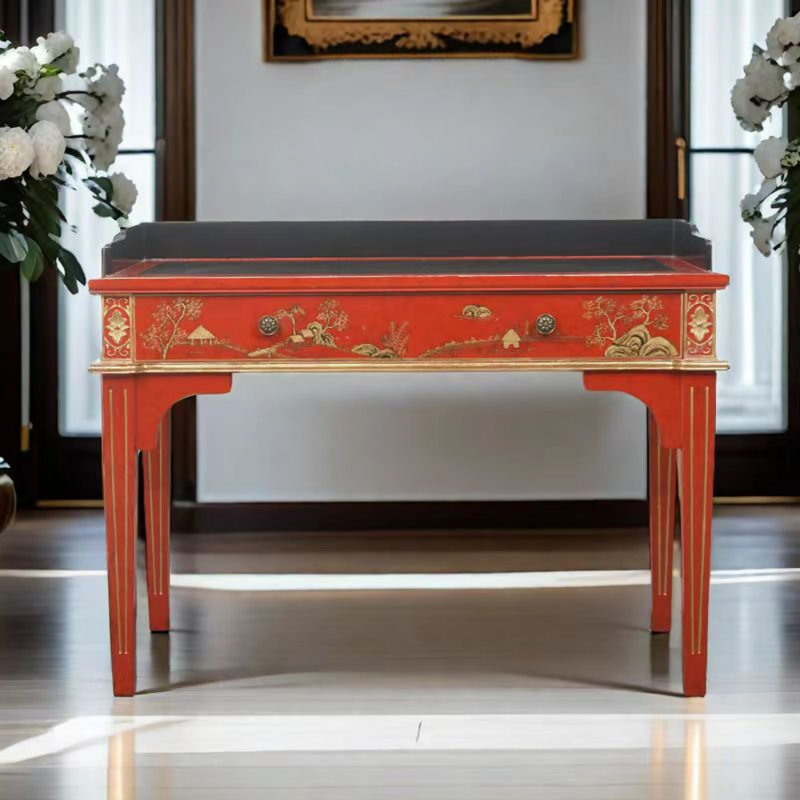Commode classique rouge