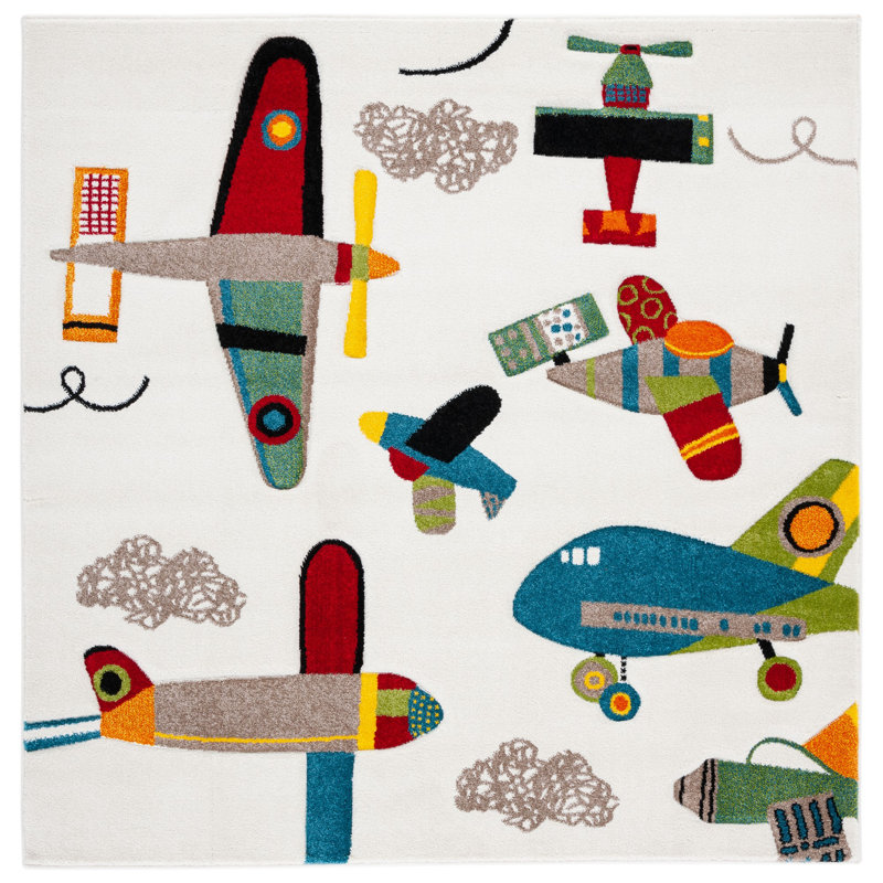 Tapis de fantaisie Colleen Kids 100 Performance, Carré 5 pi 3 po