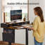 Bureau debout à hauteur ajustable avec tiroirs de rangement et ports de chargement USB, pour poste de travail à domicile-976428815