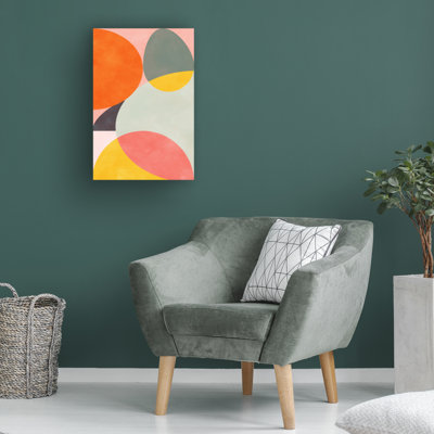 Modern & Contemporary Friendly Colors 1 On Canvas Print