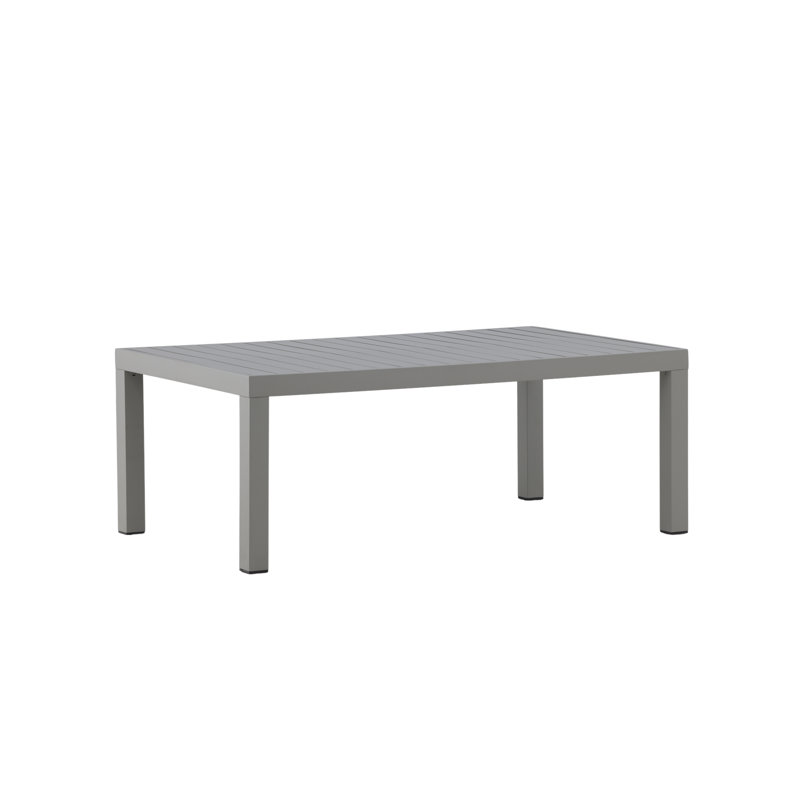 Eurijah Rectangular Metal Outdoor Coffee Table , 110cm cm W 70cm cm D