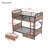 Twin Xl Over Twin Xl Metal Bunk Bed With Led Lights, Usb Charging Station, 2 Storage Drawers - Detachable Design, Rounded Edges For Safety, Black
