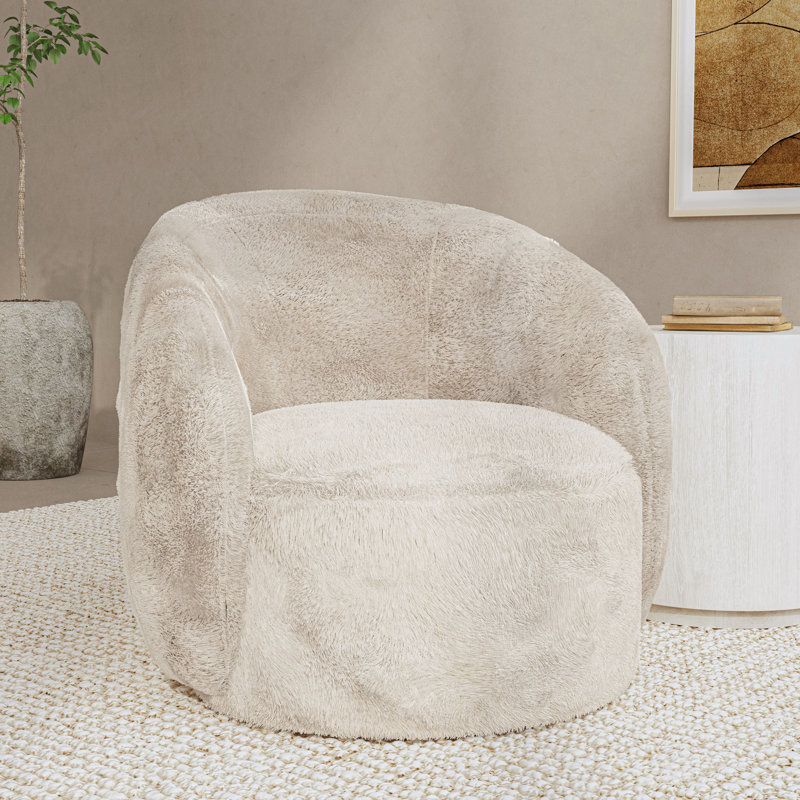 Adley Plush Swivel Accent Chair