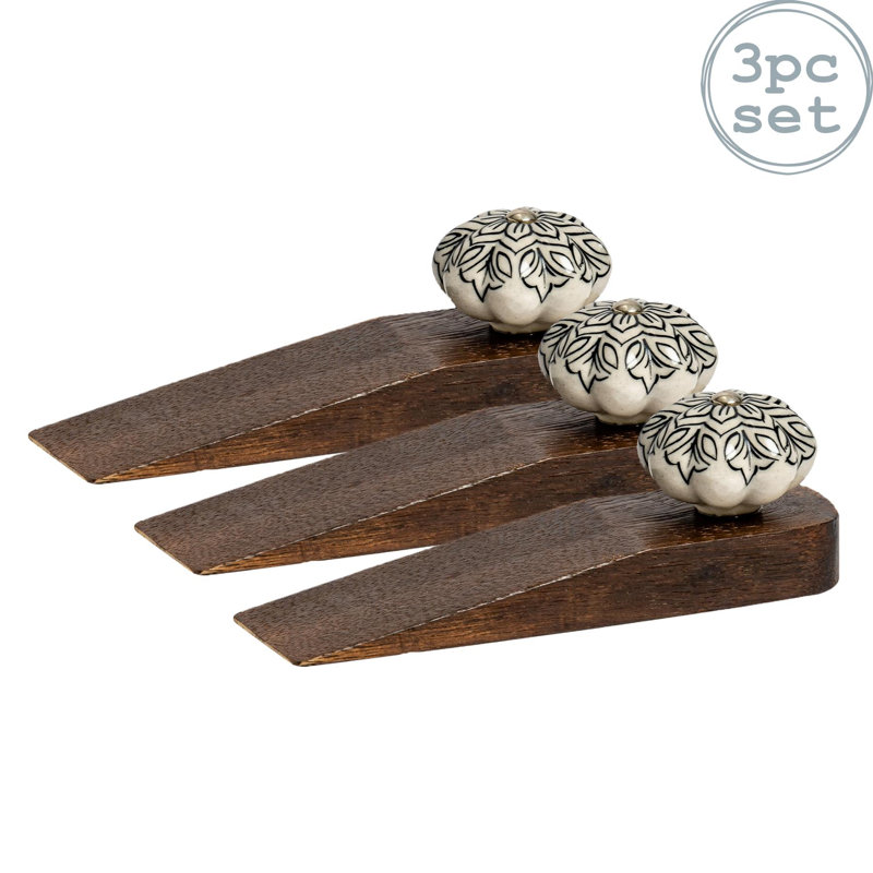 Nicola Spring - Wooden Door Stops