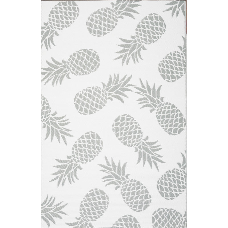 Tapis en plastique d'intérieur / extérieur réversible à séchage rapide de qualité supérieure, Rectangle 4 pi x 6 pi