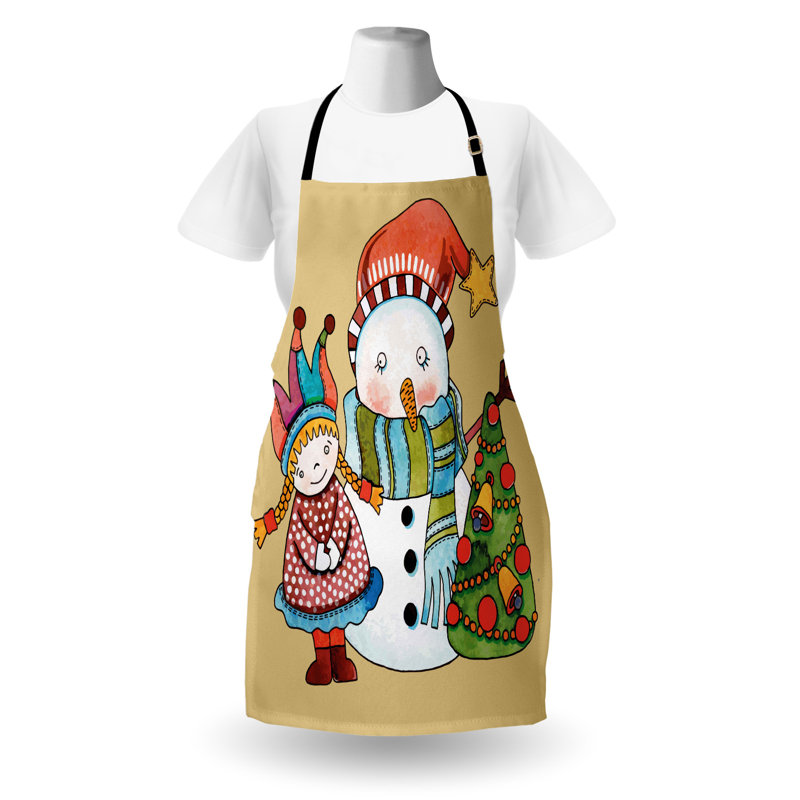 Christmas No Pattern Bib Apron