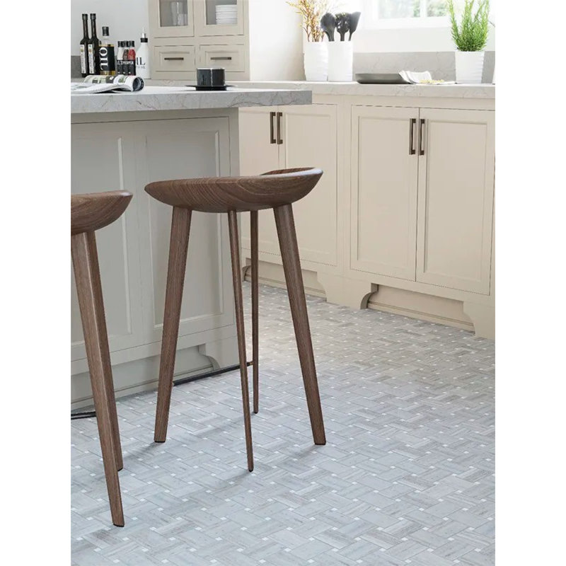 Carrelage de jardin en marbre blanc poli Mirage 11 x 11 Mirage Sand (l 4,13 pi2 / caisse)