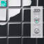 Carreau de mosaïque en pvc à écorce en pvc 10 po x 10 po
