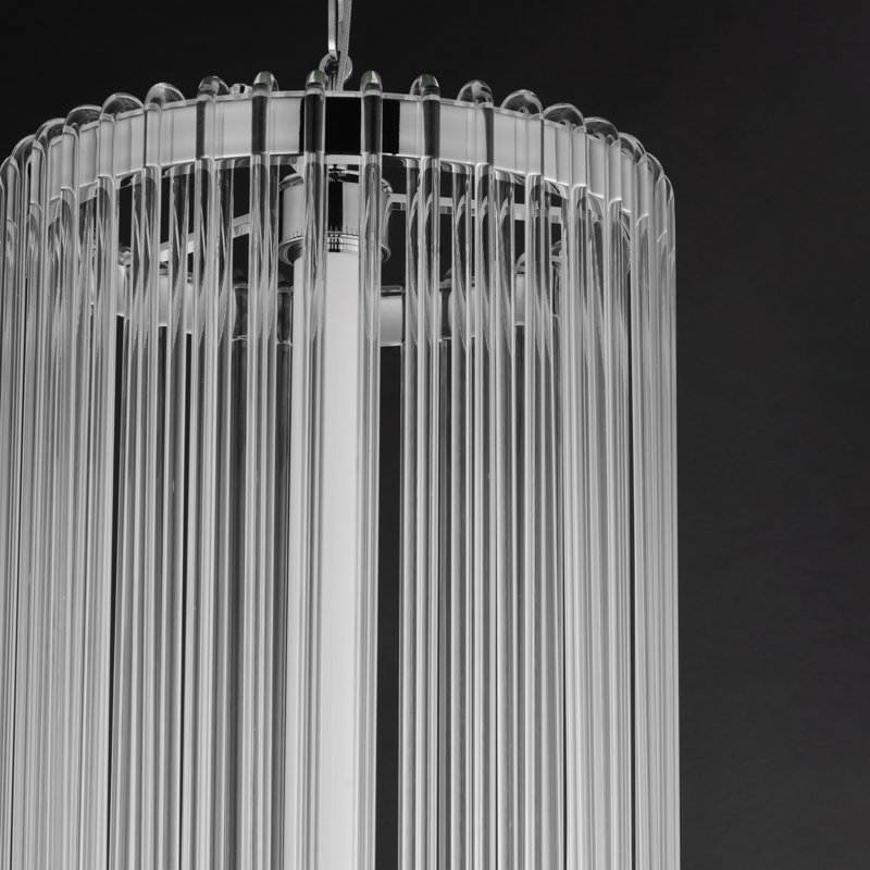 Jolie-Entry Foyer Pendant, Polished Nickel