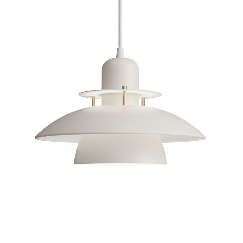 Primus 1 - Light Pendant, Sand/Brass, White
