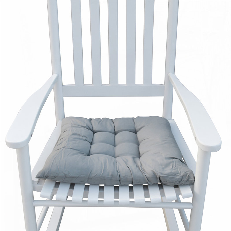 Chaises berçantes d'extérieur pour patio, Blanc
