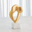 Sculpture Align - feuille d'or