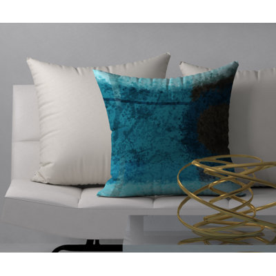 Abstract Reversible Throw Pillow