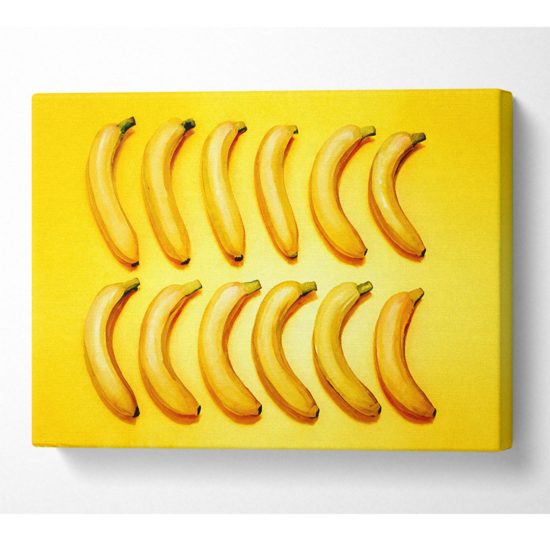 Bananen-Aufstellung - Druck