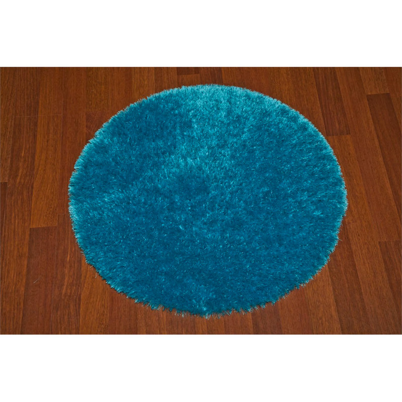 Tapis rond en coton Tulisia, Rond 6 pi 7 po