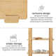 Zala Solid Wood Bookcase