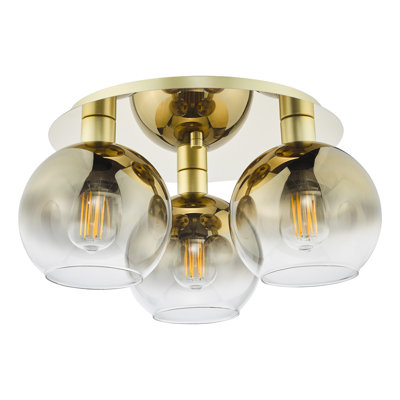 Abony Glass Semi Flush Mount