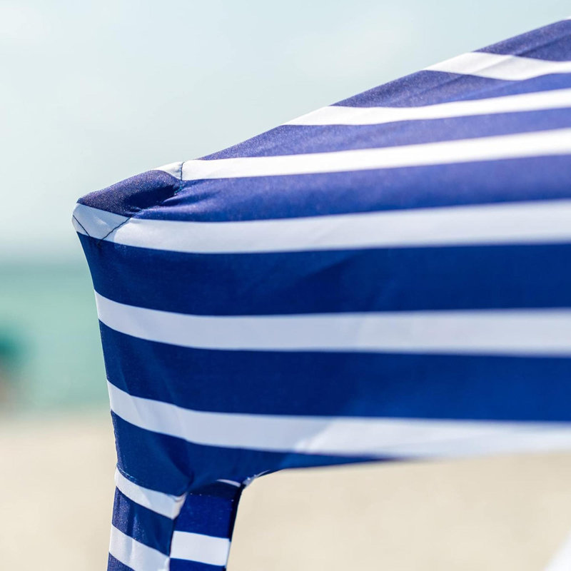 Tente de cabane de plage facile à installer et à démonter avec poches de sable