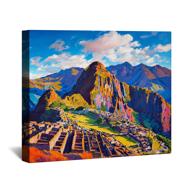 Toile tendue Machu Picchu, 24 x 36 inches