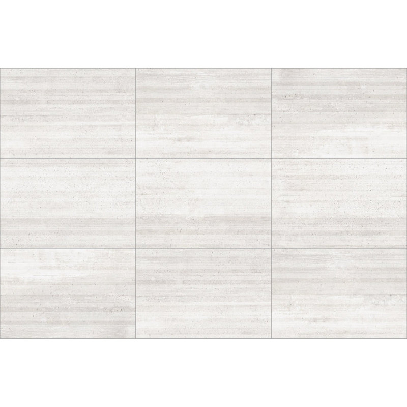 Carreau de mur et plancher en béton 6 po x 36 po, Ivoire