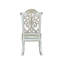 Ensemble de 2 chaises d'appoint Vendome en cuir synthétique et perle antique