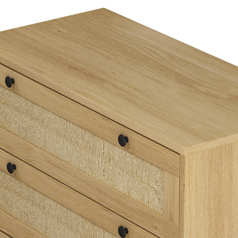 Armoire d'appoint 3 tiroirs Accent, Chêne