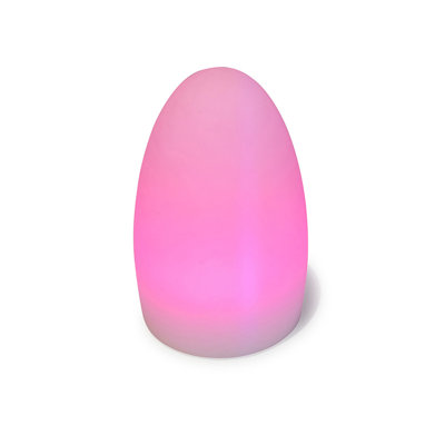 Huevo 15cm Plug-In Integrated LED Colour Changing Outdoor Table Lamp