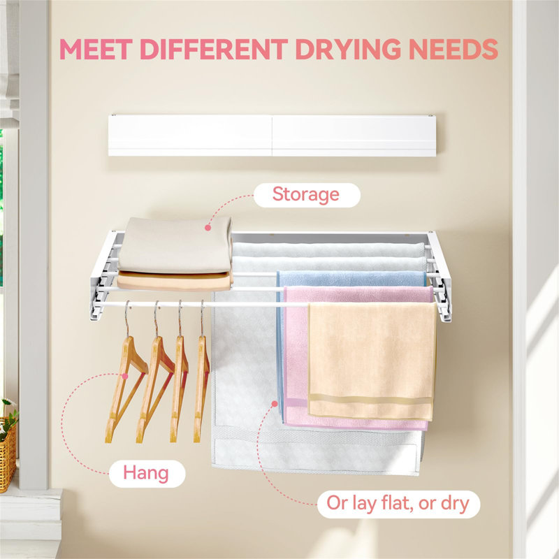 Stainless Steel Foldable Wall-Mounted Drying Rack