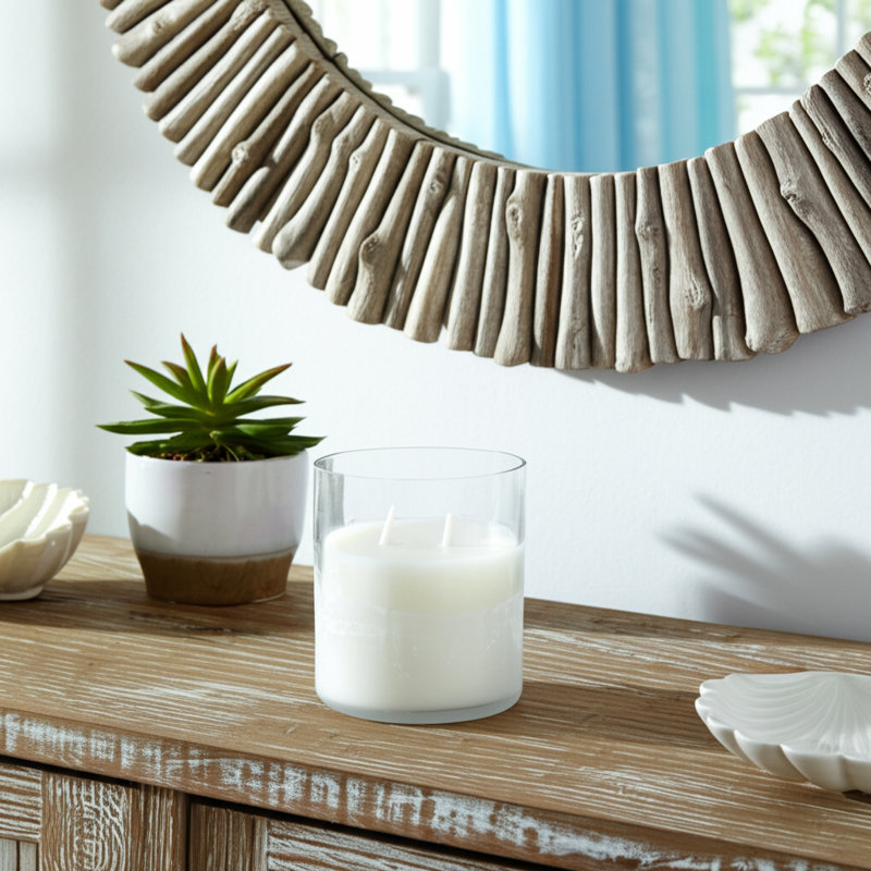 Indoor Candle Glass Wax Modern Decorative Accent Candle With Sleek Minimalist Design For Stylish Home Ambiance And Versatile Room Decor Display In Contemporary Living Spaces