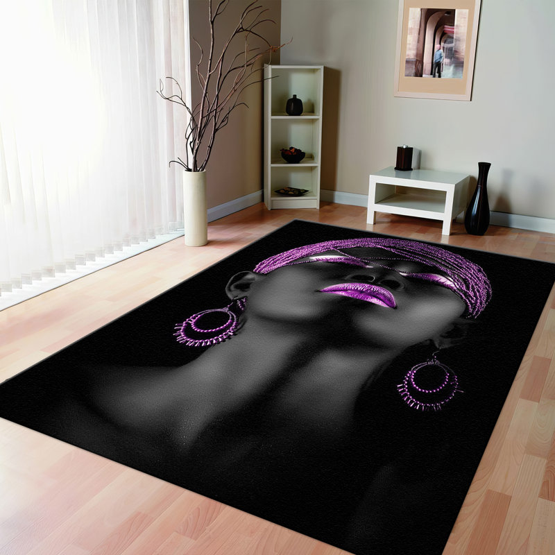 Chic Non-Woven Thin Type Printed Rug Featuring a Sophisticated Geometric Pattern in Subtle Earth Tones Ideal for Enhancing the Look of Your Home Decor
