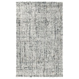 Wool Abstract Area Rug in Gray