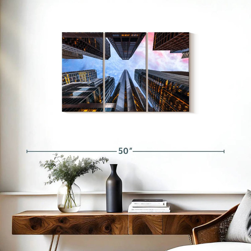 Lilie Chicago High Rises, 20" H x 33" W